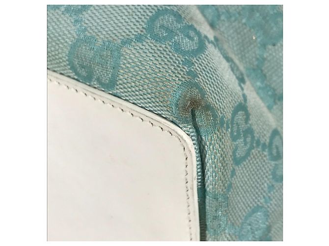 Borsa tote blu Gucci - vista 6