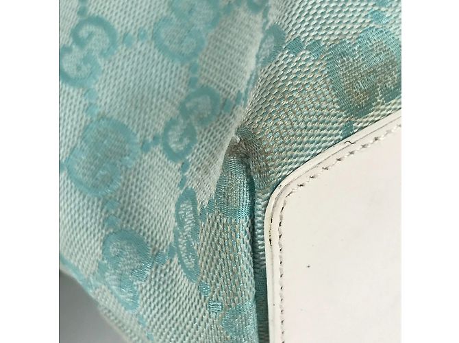 Borsa tote blu Gucci - vista 7