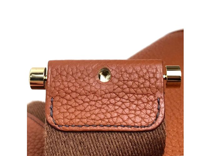 Hermès Borsa a spalla in pelle marrone Hermes - vista 10