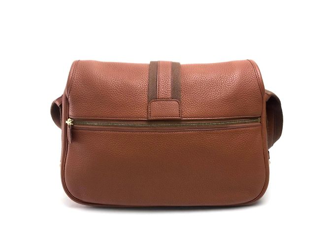 Hermès Borsa a spalla in pelle marrone Hermes - vista 2