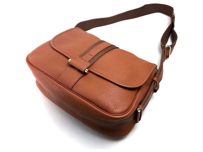 Hermès Borsa a spalla in pelle marrone Hermes - vista 4