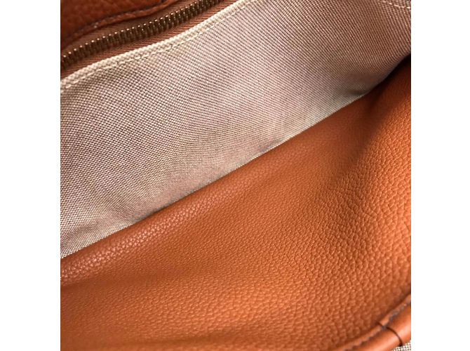 Hermès Borsa a spalla in pelle marrone Hermes - vista 5