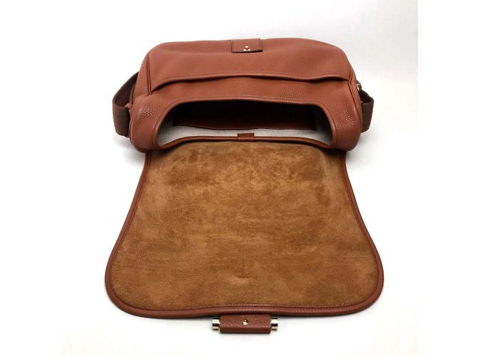 Hermès Borsa a spalla in pelle marrone Hermes - vista 9