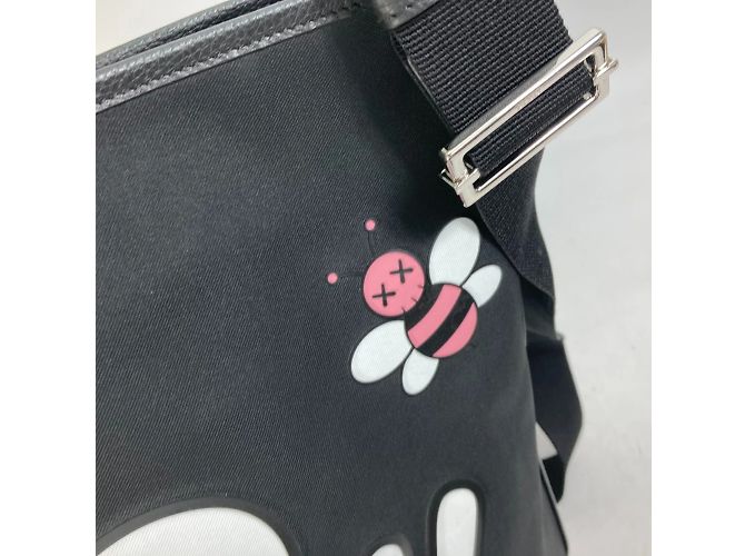 Christian Dior Borsa tote Dior Homme KAWS Collaboration Nero - vista 11