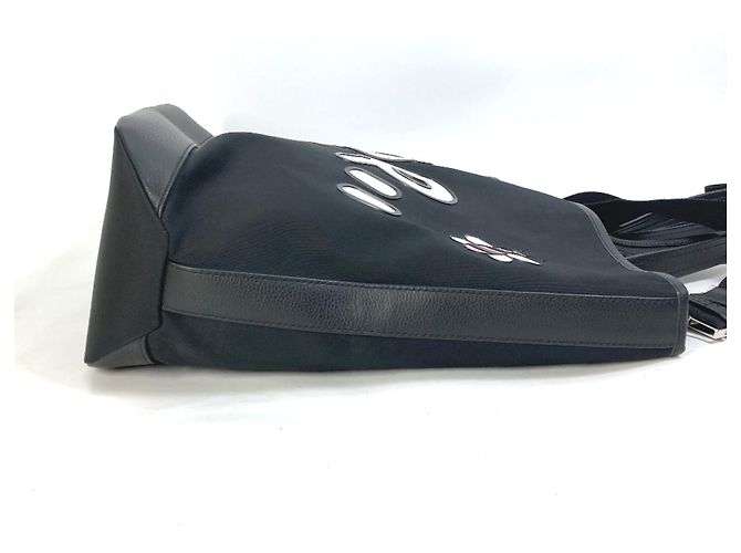 Christian Dior Borsa tote Dior Homme KAWS Collaboration Nero - vista 4