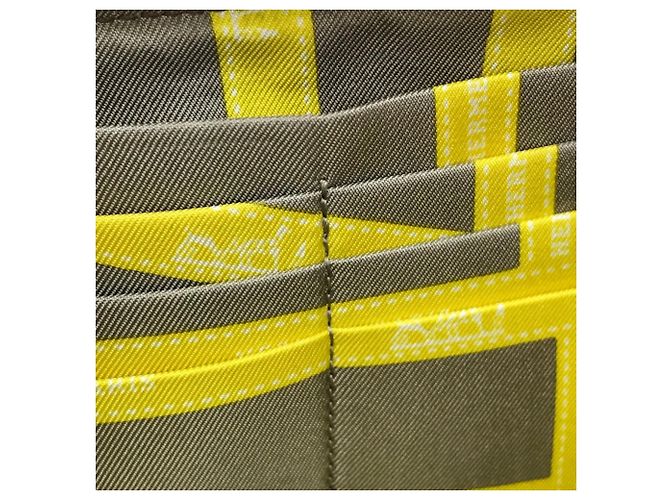 Hermès Silk-In Reißverschluss-Langbörse Gelb - Ansicht 7