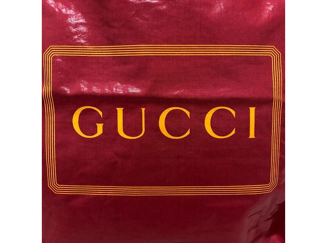 Borsa tote Gucci rosa in tessuto - vista 9