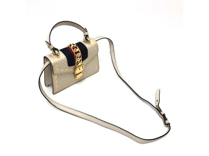 Borsa a Spalla Gucci 470270 2WAY Bianco - vista 10