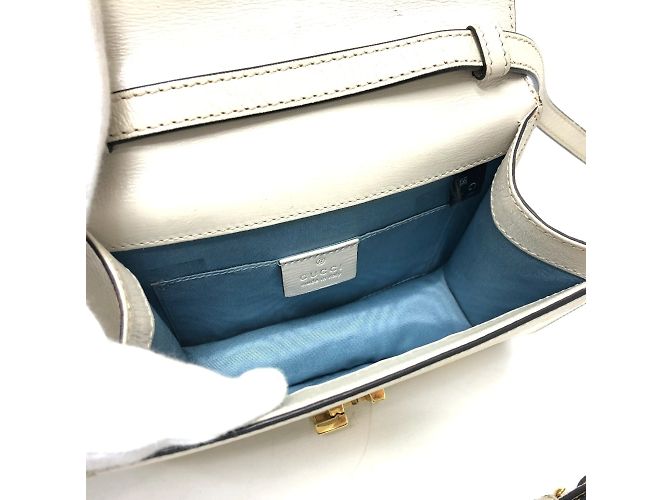 Borsa a Spalla Gucci 470270 2WAY Bianco - vista 13