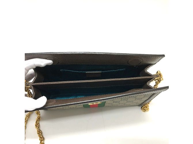 Borsa a spalla marrone Gucci 503877 - vista 10