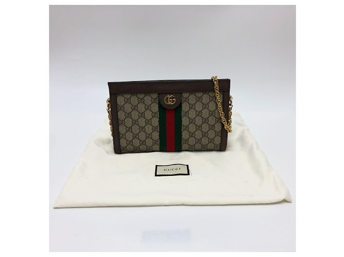 Borsa a spalla marrone Gucci 503877 - vista 17