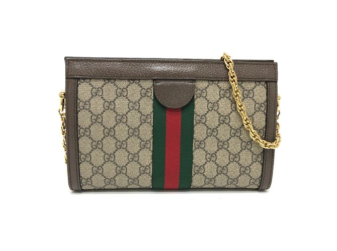 Borsa a spalla marrone Gucci 503877 - vista 2