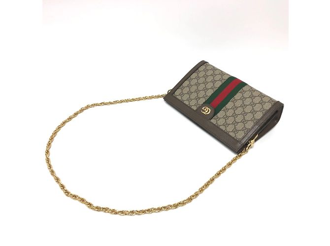 Borsa a spalla marrone Gucci 503877 - vista 6