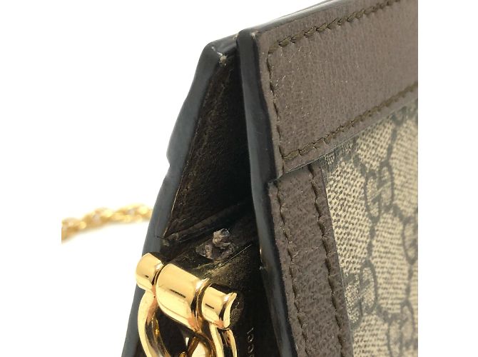 Borsa a spalla marrone Gucci 503877 - vista 7