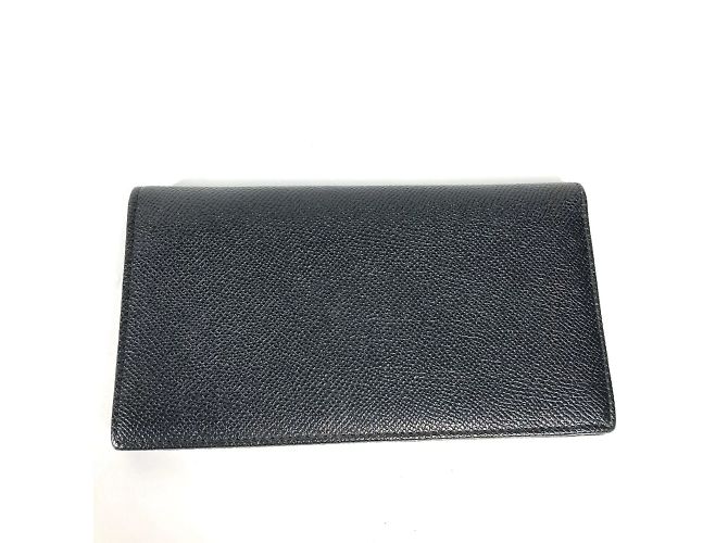 Bulgari Portafoglio lungo in pelle nera Bvlgari Nero - vista 5