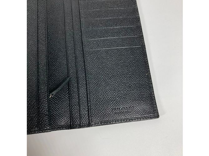 Bulgari Portafoglio lungo in pelle nera Bvlgari Nero - vista 7