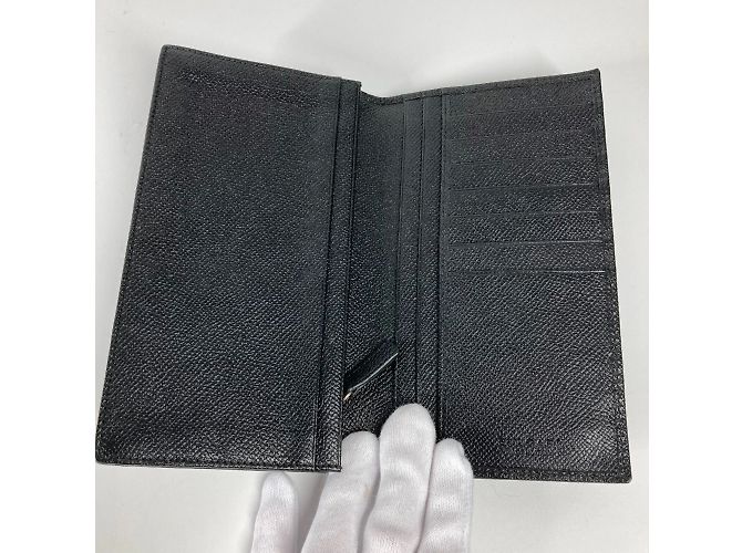 Bulgari Portafoglio lungo in pelle nera Bvlgari Nero - vista 8