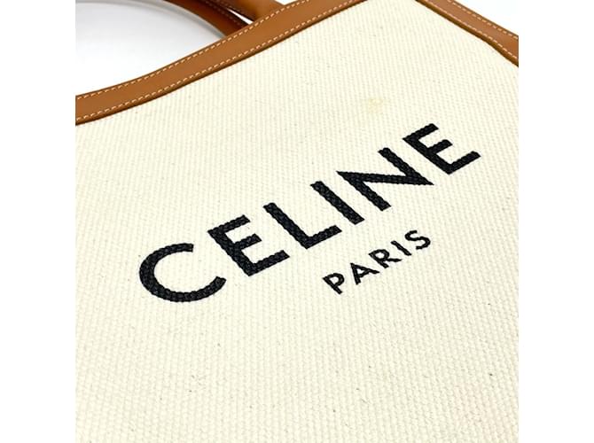 Céline Celine 192082BNZ.02NT Borsa Cabas Verticale Bianco - vista 6