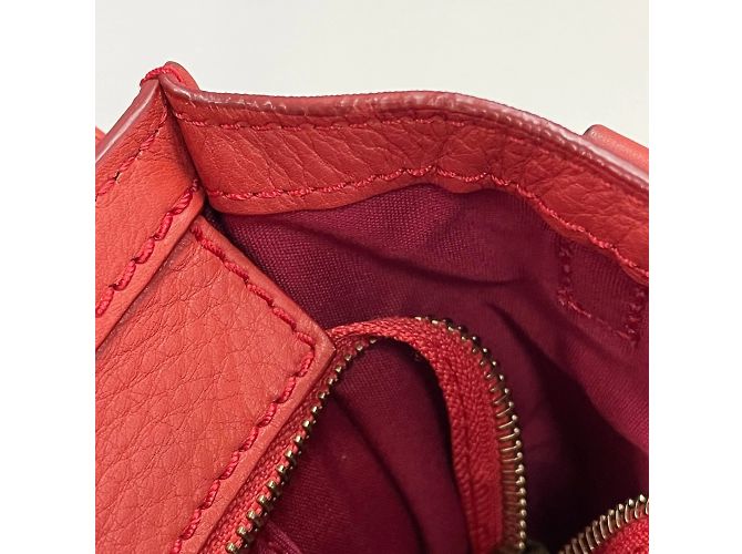 Céline Borsa Nano Shopper Celine 168243 Rosso - vista 11