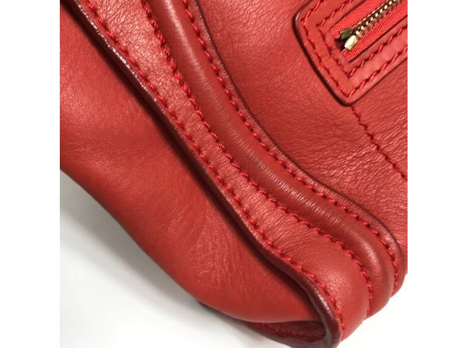 Céline Borsa Nano Shopper Celine 168243 Rosso - vista 16
