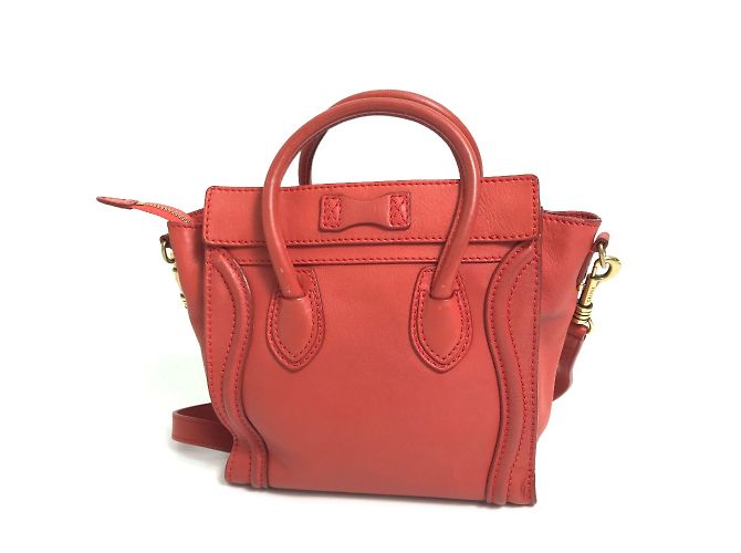 Céline Borsa Nano Shopper Celine 168243 Rosso - vista 2