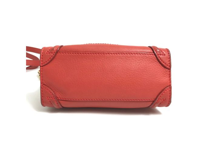 Céline Borsa Nano Shopper Celine 168243 Rosso - vista 3
