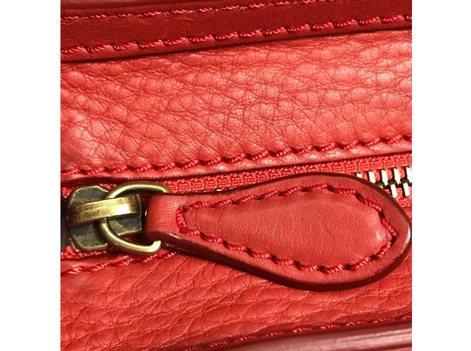 Céline Borsa Nano Shopper Celine 168243 Rosso - vista 9