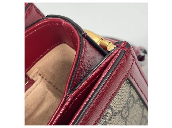 Borsa a Spalla GG Supreme 602204 di Gucci Beige - vista 15