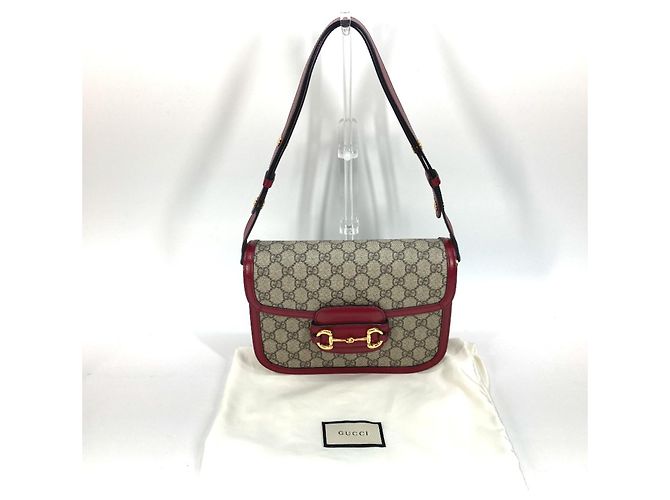 Borsa a Spalla GG Supreme 602204 di Gucci Beige - vista 16