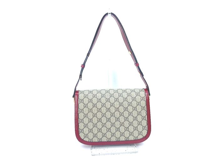 Borsa a Spalla GG Supreme 602204 di Gucci Beige - vista 2