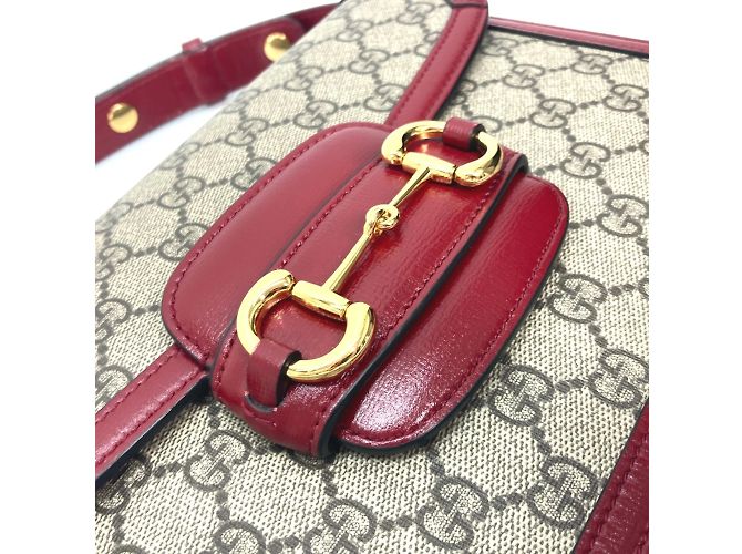 Borsa a Spalla GG Supreme 602204 di Gucci Beige - vista 4