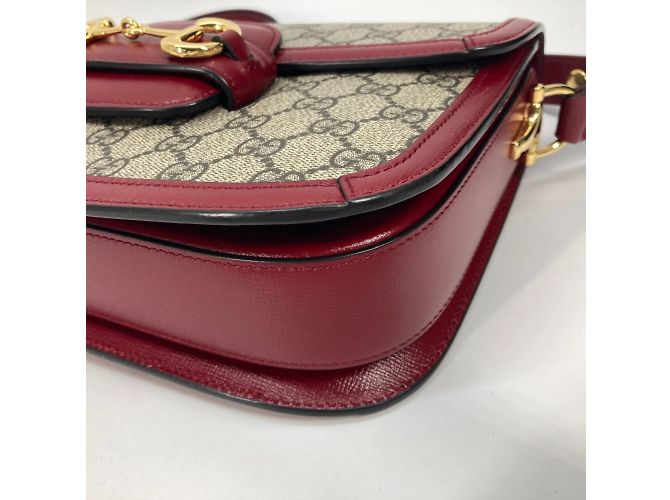 Borsa a Spalla GG Supreme 602204 di Gucci Beige - vista 6