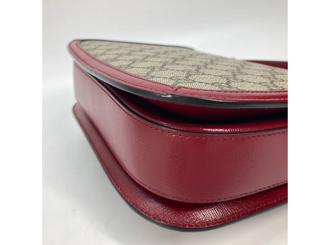 Borsa a Spalla GG Supreme 602204 di Gucci Beige - vista 8