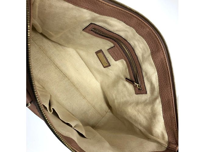 Borsa a frange Gucci 282307 Beige - vista 11