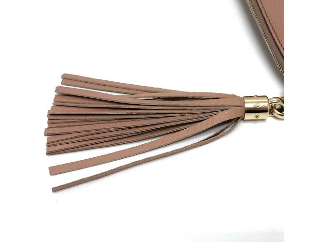 Borsa a frange Gucci 282307 Beige - vista 8
