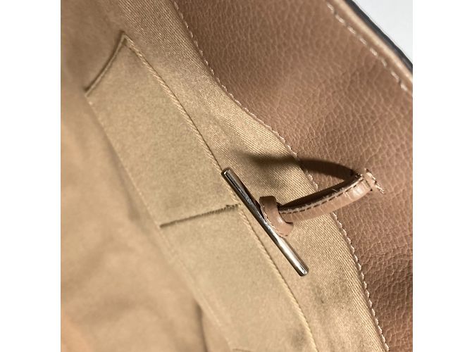 Borsa a spalla in pelle beige Cartier - vista 13