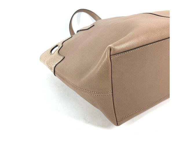 Borsa a spalla in pelle beige Cartier - vista 6