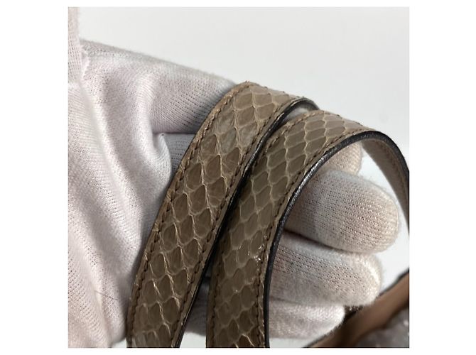 Borsa a spalla in pelle beige Cartier - vista 8