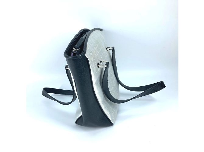 Bulgari Borsa Tote Bvlgari Logo Mania Bianco - vista 3