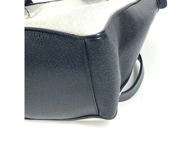 Bulgari Borsa Tote Bvlgari Logo Mania Bianco - vista 9