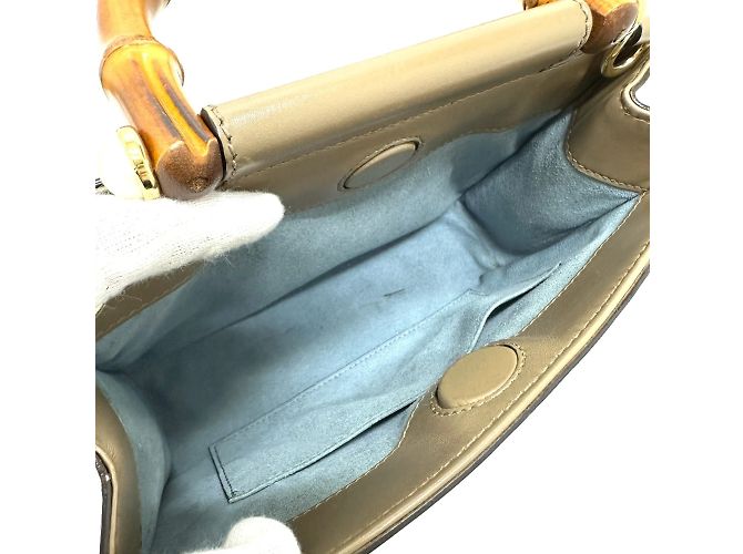 Borsa in pelle marrone Gucci - vista 10