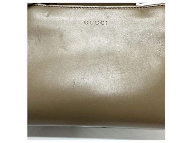 Borsa in pelle marrone Gucci - vista 13