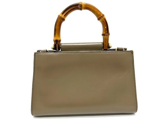 Borsa in pelle marrone Gucci - vista 2