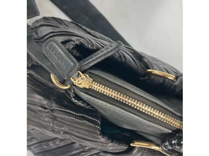 Bulgari Borsa a spalla in pelle marrone Bvlgari - vista 12