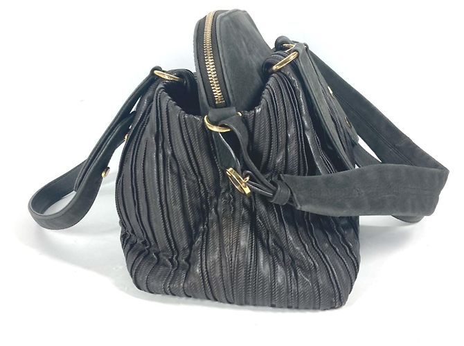 Bulgari Borsa a spalla in pelle marrone Bvlgari - vista 3