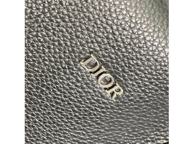 Christian Dior Borsa in pelle nera Dior Homme Nero - vista 11