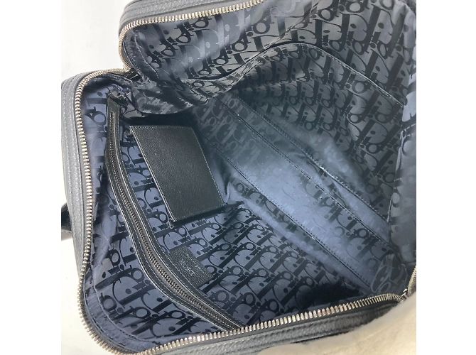 Christian Dior Borsa in pelle nera Dior Homme Nero - vista 13