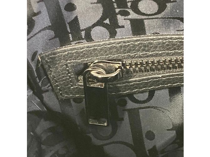 Christian Dior Borsa in pelle nera Dior Homme Nero - vista 15