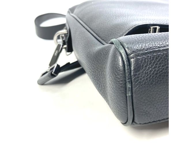 Christian Dior Borsa in pelle nera Dior Homme Nero - vista 7