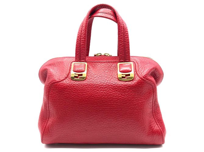 Borsa Duffle Mini Fendi 8BL114 Rosso - vista 2